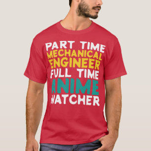 Mekanisk tidsbevakning för Ingenjör Fullt T Shirt