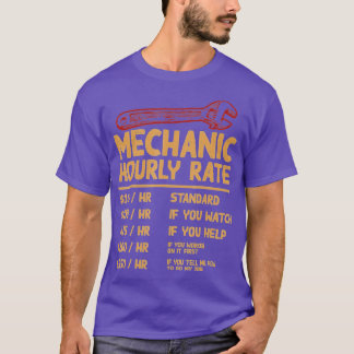 Mekanisk timtaxa för LV-motorcykelarbete Gi T Shirt
