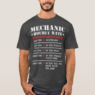 Mekanisk timtaxa för LV-motorcykelarbete Gi T Shirt