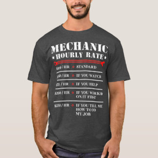 Mekanisk timtaxa för LV-motorcykelarbete Gi T Shirt