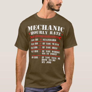 Mekanisk timtaxa för LV-motorcykelarbete Gi T Shirt