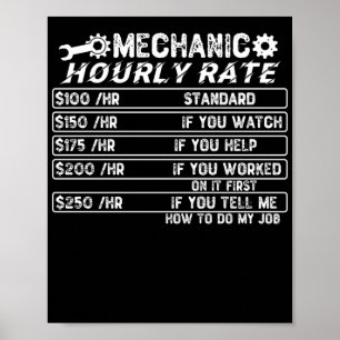 Mekanisk timtaxa poster