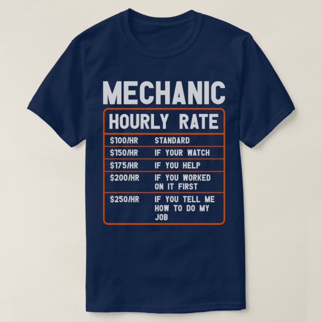 Mekanisk timtaxaTShirt 2 T Shirt (Design framsida)