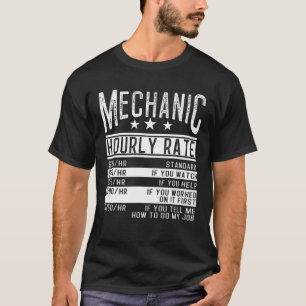 Mekanisk timtaxering Skulls Fattiga korrigeringsko T Shirt