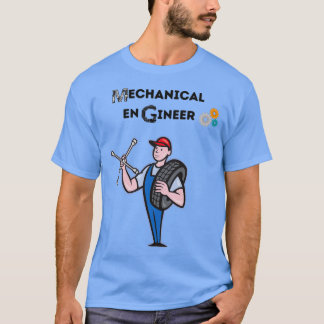 Mekanisk Underbar gåva från Ingenjör, svart och vi T Shirt