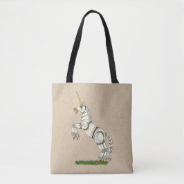 Mekanisk Unicorn Tote Bag Tygkasse