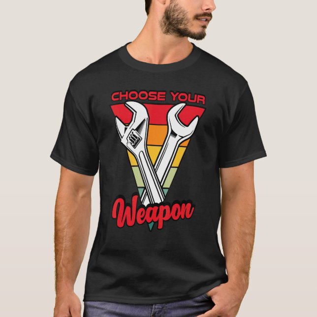 Mekanisk välj vapen 1 t shirt (Framsida)