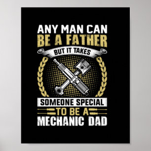 Mekanisk vara en mekanisk Pappa Poster