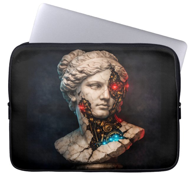 Mekanisk Venus: Cyberpunk-statykonst Laptop Fodral (Framsidan)