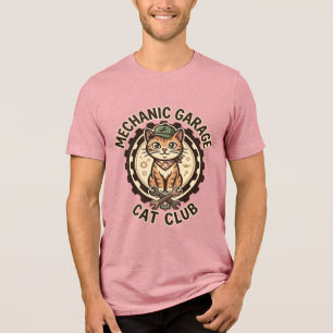 Mekanisk Verkstad Katt POD Vector Art - Mekanisk G T Shirt