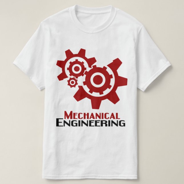 Mekanisk verkstadsteknik Aerospace-motor T Shirt (Design framsida)
