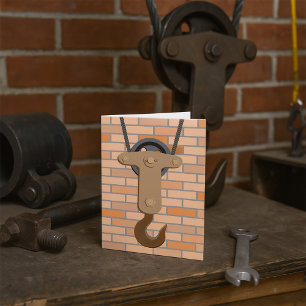 Mekanisk Vintage för Pulley Krok Kort