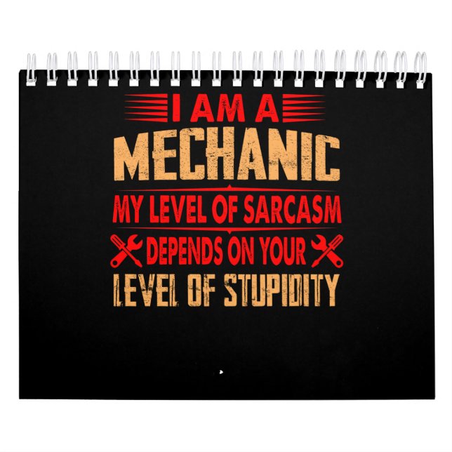 Mekaniska Älskare| Jag är en mekanisk Kalender (Omslag)