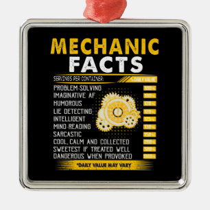 Mekaniska Älskare Mechanics definition av maka Julgransprydnad Metall