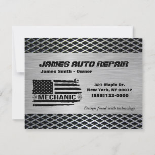 Mekaniska amerikanska Flagga - automatisk reparati Inbjudningar