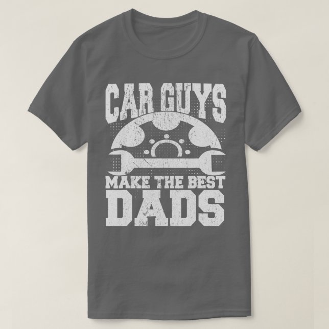 Mekaniska bilkillar gör det bästa Pappor Fars dag T Shirt (Design framsida)