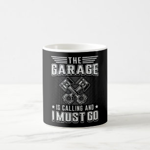Mekaniska bilverksmekaniker Garage Car Funny Gift Kaffemugg