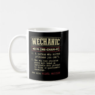 Mekaniska definitionshoodie kaffemugg