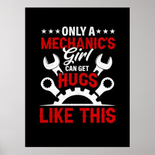 Mekaniska endast en Mekanics flicka Poster