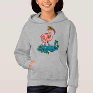 Mekaniska fåglar, Rosa Flamingo Mecha Robot T Shirt