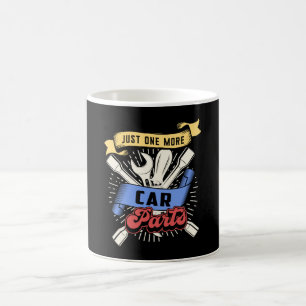 Mekaniska fordonsmotormekaniker Retro Funny Gift Kaffemugg