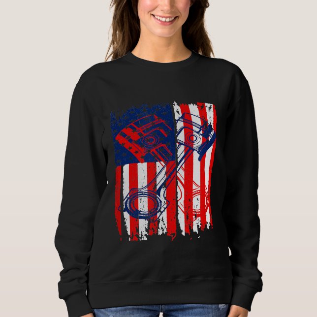 Mekaniska handskar för amerikansk mekanisk Verktyg T Shirt (Framsida)
