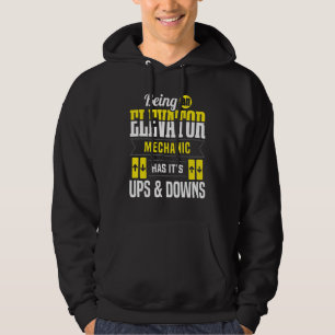 Mekaniska höjdmätare och utrustning för Downs-tekn Hoodie