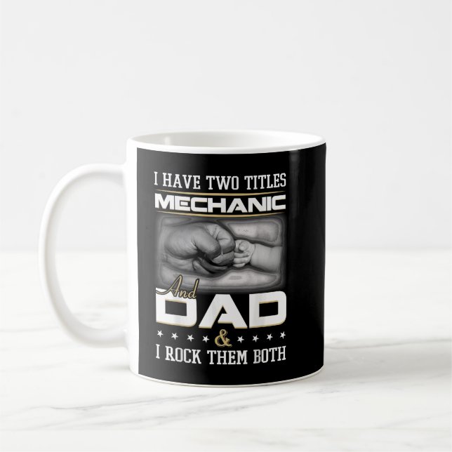 Mekaniska Humor-offertkonstruktioner för Pappa Kaffemugg (Vänster)