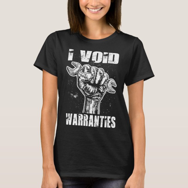 Mekaniska I-annulleringsgarantier - bakåt T Shirt (Framsida)
