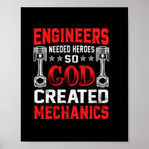 Mekaniska Ingenjör behöver Heroes Poster