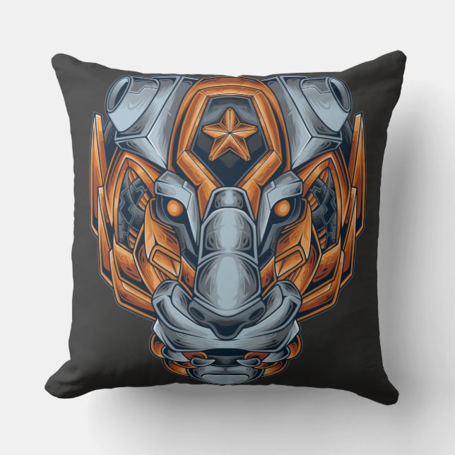 Mekaniska Krigare Kudde (Framsida)