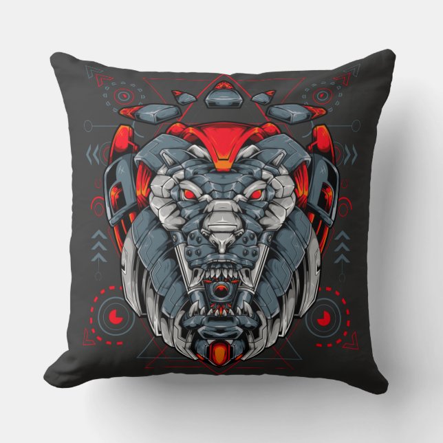 Mekaniska Krigare Kudde (Framsida)