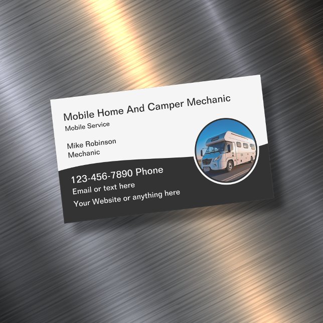 Mekaniska magneter för Affärskort av Mobile Camper (Skapare uppladdad)