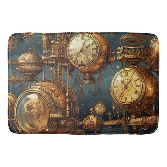 Mekaniska Marvels Bath Mat Badrumsmatta (Framsidan)