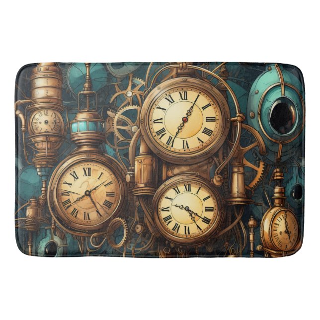 Mekaniska Marvels Bath Mat Badrumsmatta (Framsidan)