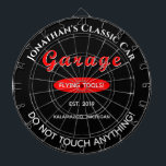 Mekaniska pageltavlor för trädgårdsbilar darttavla<br><div class="desc">Mekaniskt Dartboard-moderkort för hemhandsgarage. Utformning av Claudine Boerner.</div>