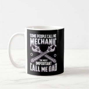 Mekaniska Pappa-mekanismen Fars dag Pappor födelse Kaffemugg