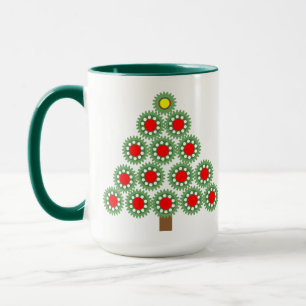 Mekaniska redskap Julgran Mugg