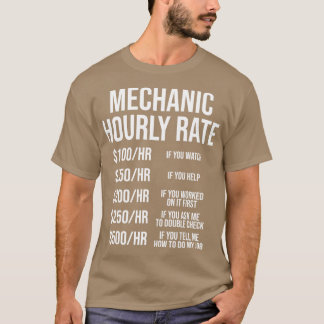 Mekaniska timtaxeringsgåvor t shirt