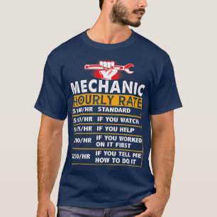 Mekaniska timtaxor för arbetshastigheter för M T Shirt