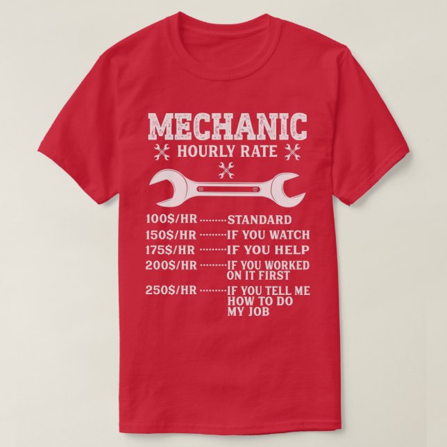 Mekaniska timtaxor för arbetskostnad för nukleära  t shirt (Design framsida)