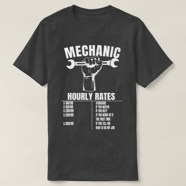 Mekaniska timtaxor för gift-arbetshastigheter t shirt (Design framsida)