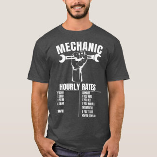 Mekaniska timtaxor för gift-arbetshastigheter t shirt