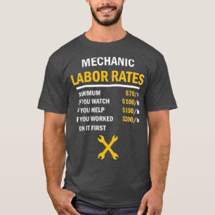 Mekaniska timtaxor för gift-arbetstaxor (3) t shirt