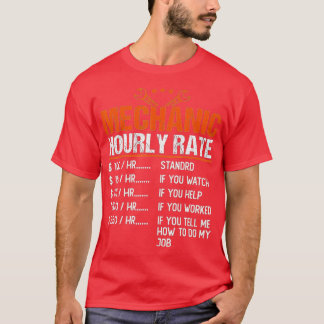 Mekaniska timtaxor för gift-nuny arbetshastighet t shirt