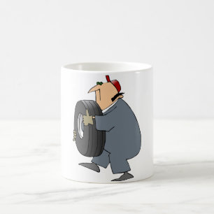 Mekaniska transporter Däck Mugg