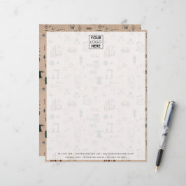 Mekaniska vetenskapliga kraftverk brevhuvud