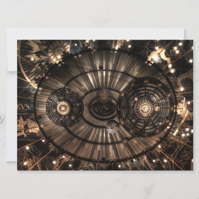 Mekaniska zodiakkonstellationer av Steampunk (Framsida)