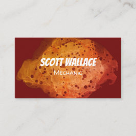 Mekaniskt Affärskort av rost Visitkort