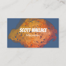 Mekaniskt Affärskort av rost